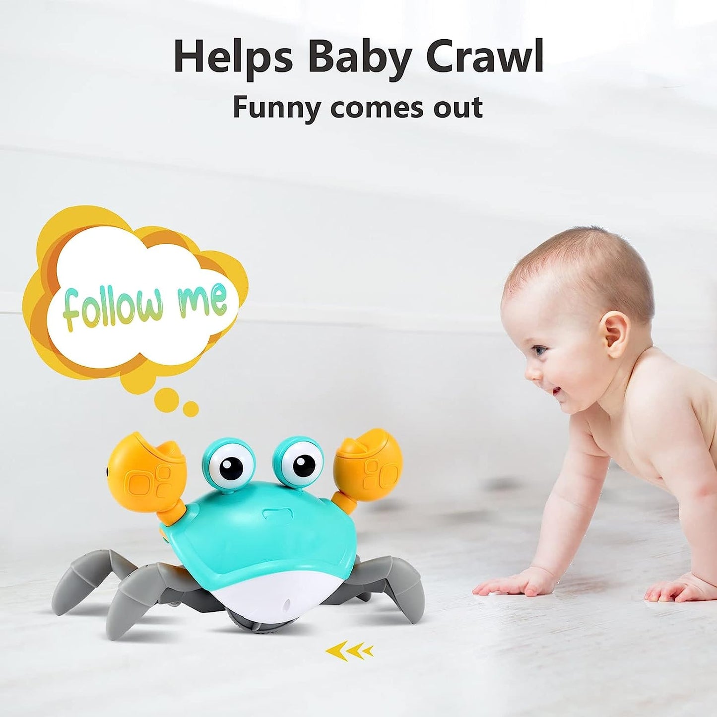 Smart Interactive Crawling Crab