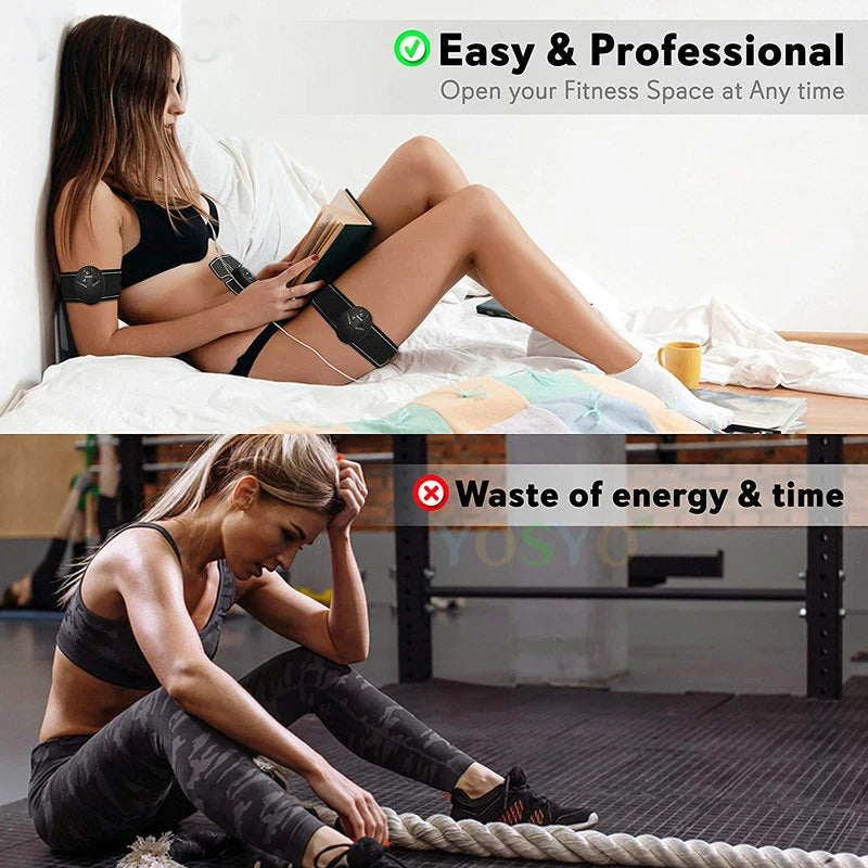 VitalFlex Pro: Smart EMS Abdominal Sculptor & Body Shaping System